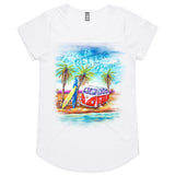 Life Is Better at the Beach - Mali Womens Scoop Neck T-Shirt